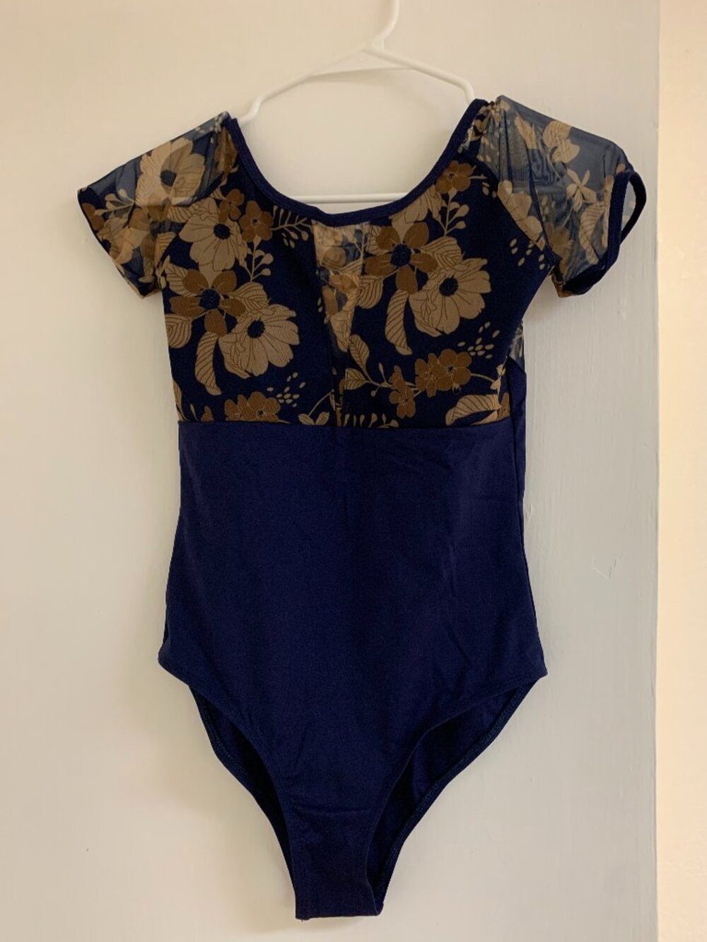 Eleve Royal Blue Short Sleeve Leotard